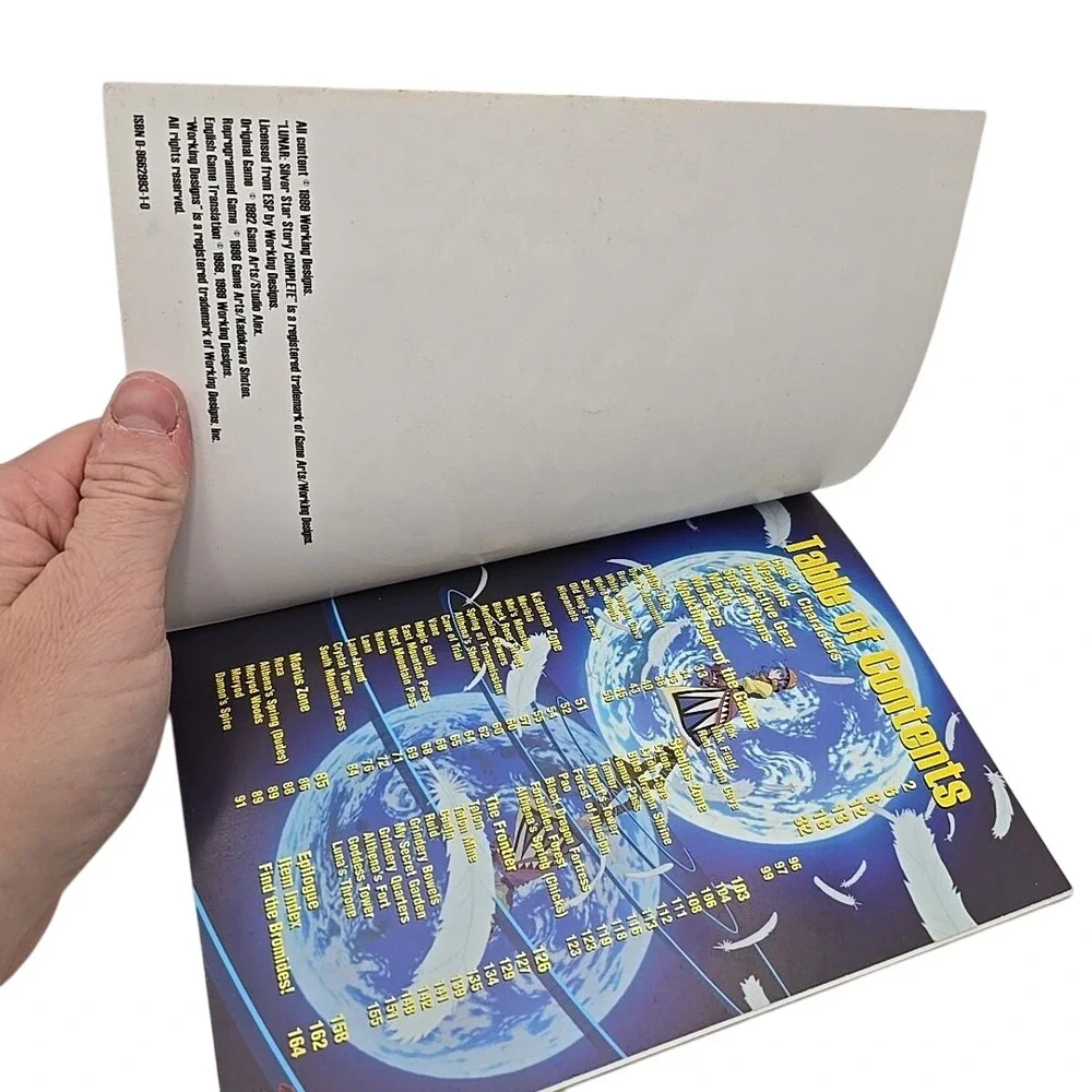 Lunar: Silver Star Story Complete‎ Official Strategy Guide PS1 W/Stickers